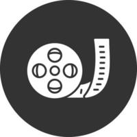 Film Roll Creative Icon Design vector