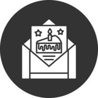 diseño de icono creativo de tarjeta de cumpleaños vector