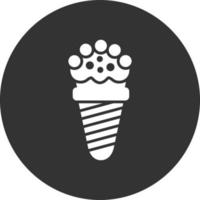 Ice Cream Cone Creative Icon Design vector