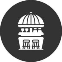 Beach Bar Creative Icon Design vector