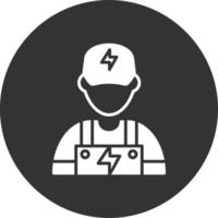 Electrician Creative Icon Design vector