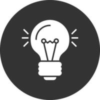 Light Bulb Creative Icon Design vector