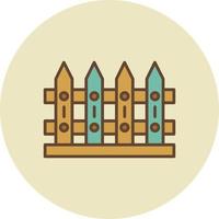 Fence Creative Icon Design vector