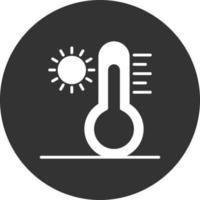 High Temperature Creative Icon Design vector