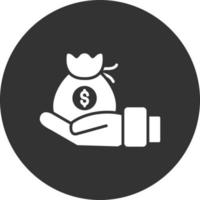 Money Bag Creative Icon Design vector