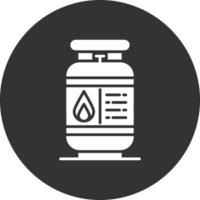Gas Cilinder Creative Icon Design vector