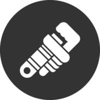 Pipe Wrench Creative Icon Design vector