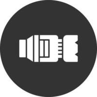 Camera Lens Creative Icon Design vector