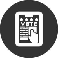Vote Creative Icon Design vector