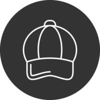 diseño de icono creativo de gorra vector