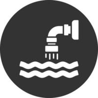 Waste Water Creative Icon Design vector