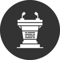 Podium Creative Icon Design vector