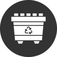 diseño de icono creativo de papelera de reciclaje vector