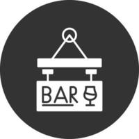 Bar Sign Board Creative Icon Design vector