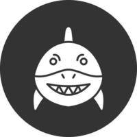 diseño de icono creativo de tiburón vector
