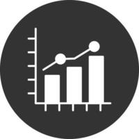 Growth Chart Creative Icon Design vector