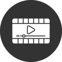 diseño de icono creativo de reproductor de video vector