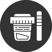 Urine Test Creative Icon Design vector