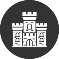 diseño de icono creativo de castillo vector