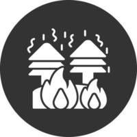 diseño de icono creativo de fuego vector