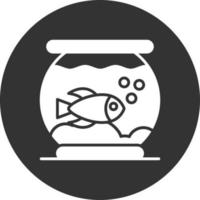 Fish Bowl Creative Icon Design vector