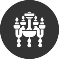 Chandelier Creative Icon Design vector