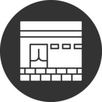 Kaaba Creative Icon Design vector