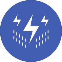 Power Glyph Circle Icon vector