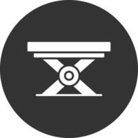 Folding Table Creative Icon Design vector