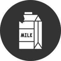 Milk Carton Creative Icon Design vector
