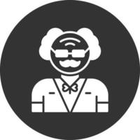 Old Man Creative Icon Design vector