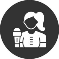 Journalist Creative Icon Design vector