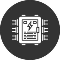 diseño de icono creativo de panel eléctrico vector