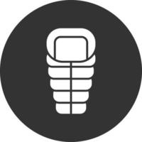Sleeping Bag Creative Icon Design vector