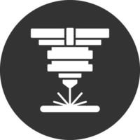 Laser Cutting Creative Icon Design vector