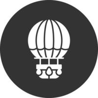 Hot Air Balloon Creative Icon Design vector