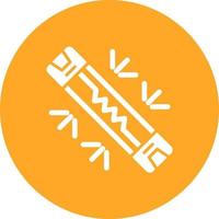 Fuse Glyph Circle Icon vector