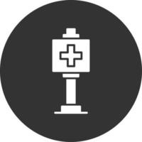 Healthcare Sign Board Creative Icon Design vector