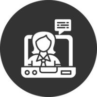 Job Interview Creative Icon Design vector