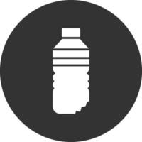 diseño de icono creativo de botella de agua vector