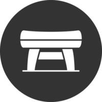 Bench Creative Icon Design vector