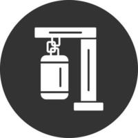 Punching Bag Creative Icon Design vector