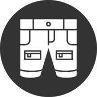 diseño de icono creativo de pantalones cortos vector