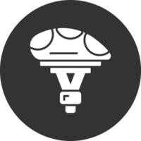 diseño de icono creativo de casco de bicicleta vector