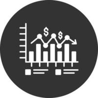 Bar Chart Creative Icon Design vector