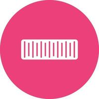 Serialization Glyph Circle Icon vector