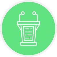 Lectern Creative Icon Design vector