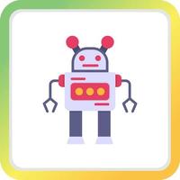 diseño de icono creativo robot vector