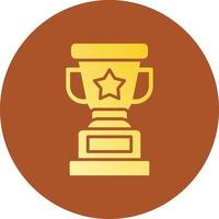 Trophy Creative Icon Design vector