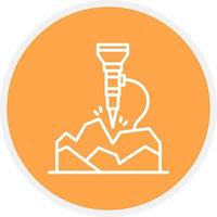 Mining Creative Icon Design vector